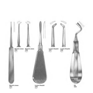 D039 Dental Root Elevators Warwick James London hospital