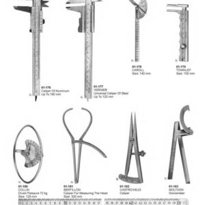 G011 Examination Measuring Instruments Vernier Caroll Townley Collin Bertilon Castroviejo Moltgen