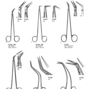 G038 Vessel Scissors De Bakey Diethrich Potts Smith Favoloro