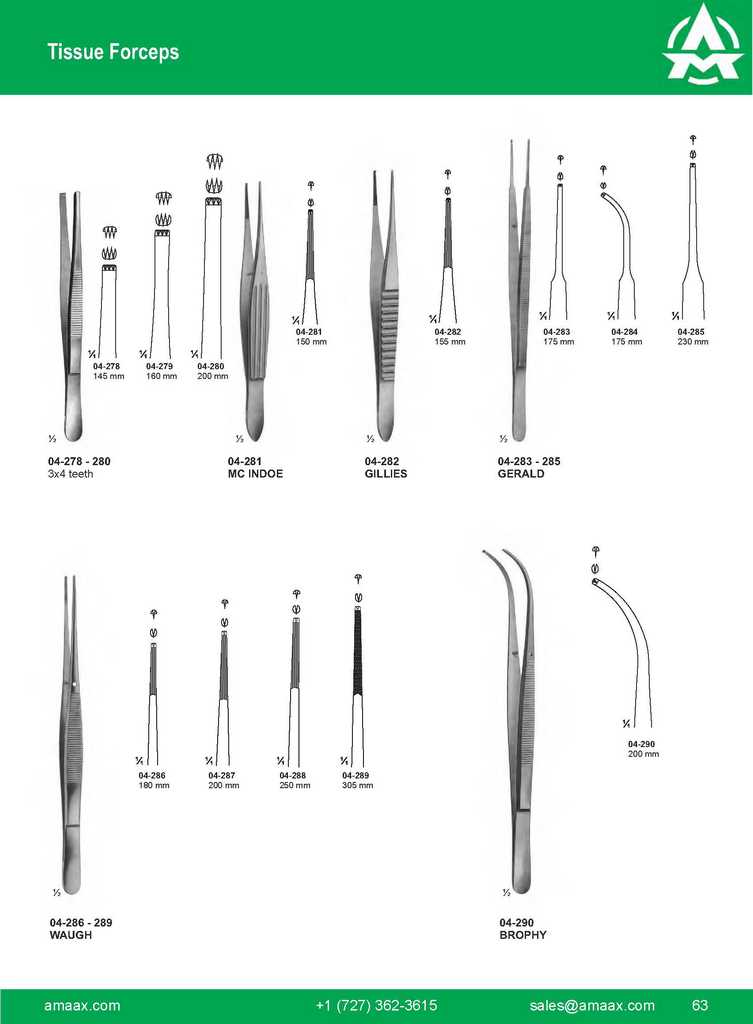 G063 Tissue Forceps Mc Indoe Gillies Gerald Waugh Brophy