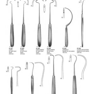 G102 Suture Instruments Reverdin Needles Hurd Deschamps Jonesco Claus Van Icken Syme Cooper Kocher