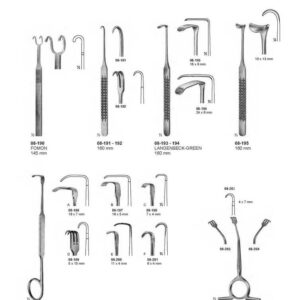G117 Retractors Fomon Langenbeck Green Meyerding Williger