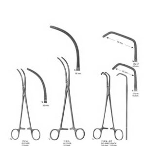 G265 Vena Cava Clamps Glover De Bakey Back