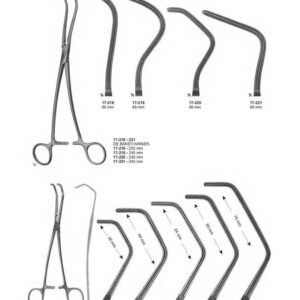 G266 Vena Cava Clamps De Bakey Harken