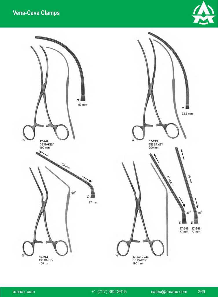 G269 Vena Cava Clamps De Bakey1