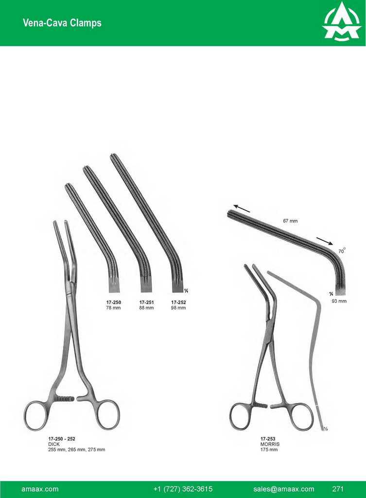 G271 Vena Cava Clamps Dick Morris