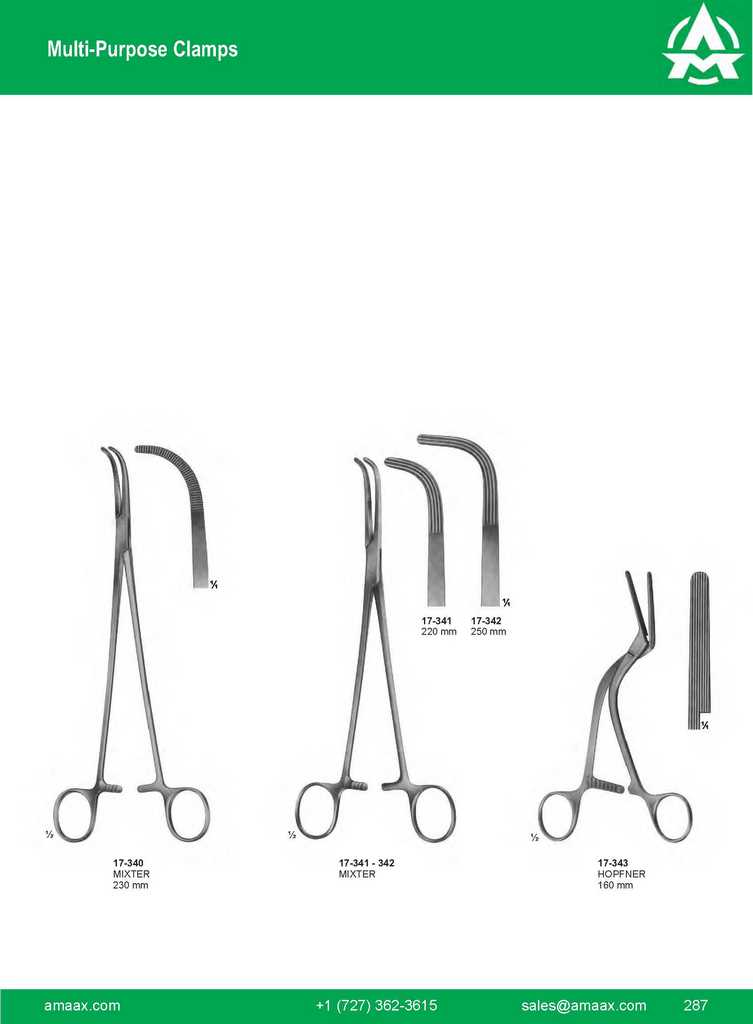 G287 Multi Purpose Clamps Mixter Hopfner
