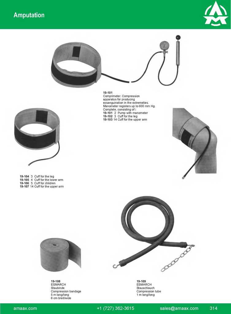 G314 Amputation Comprimeter Compression Esmarch