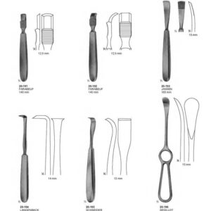 G332 Raspatories Farabeuf Jansen Langenback Schneider Sedillot