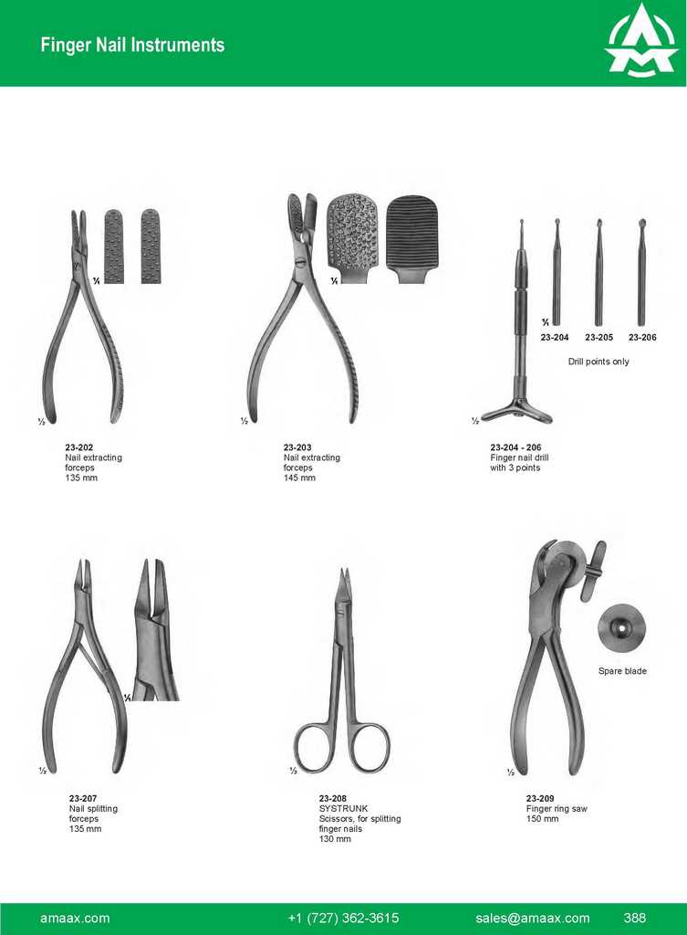 G388 finger Nail Instruments Nail Extracting Systrunk