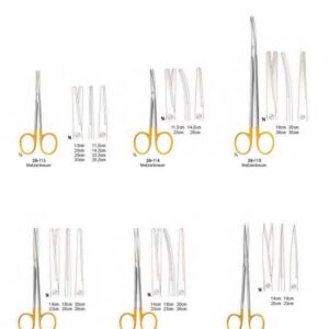 G403 scissors Tungsten Carbide Inserts Metzenbaum Fino